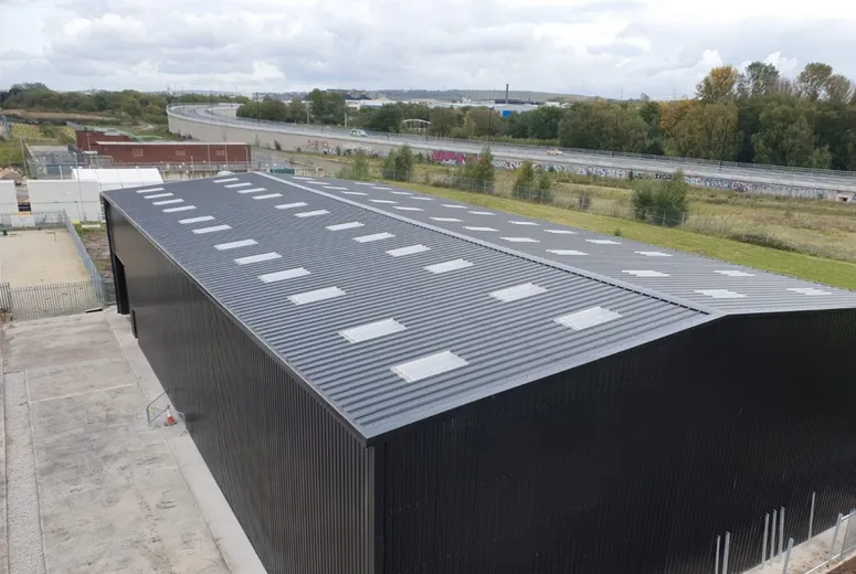 industrial metal shed