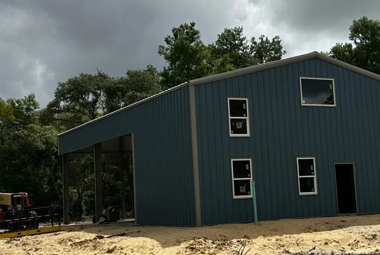 prefab metal shop buildings