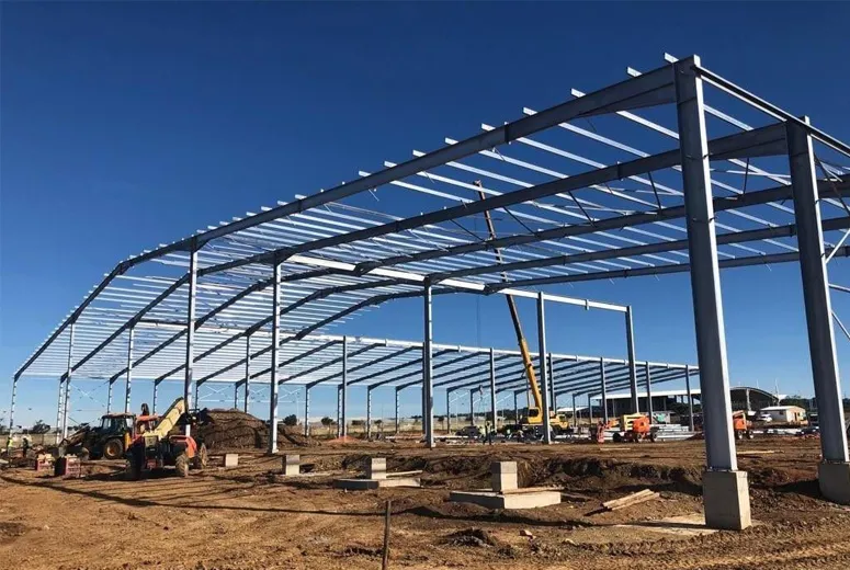 steel portal frame warehouse