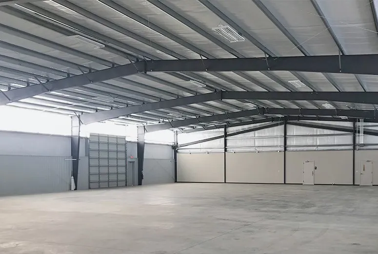 steel frame roof design