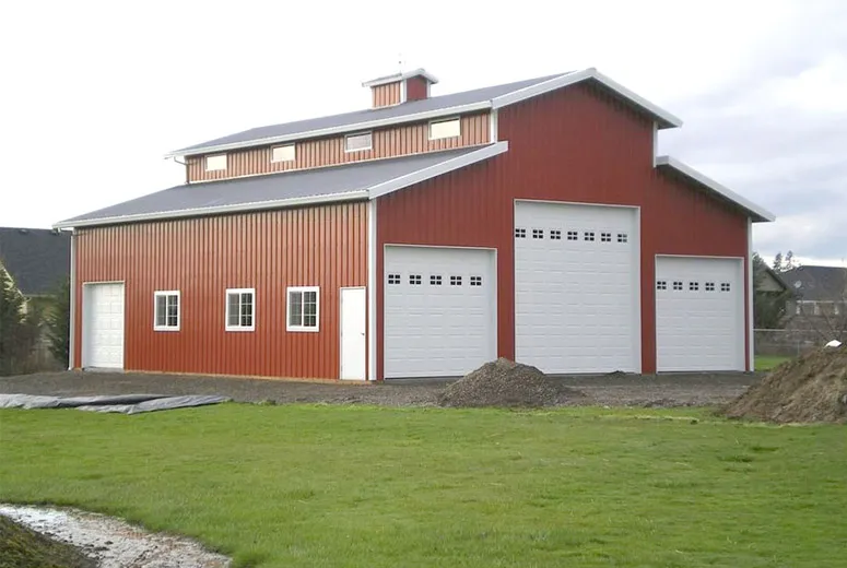 small metal barns