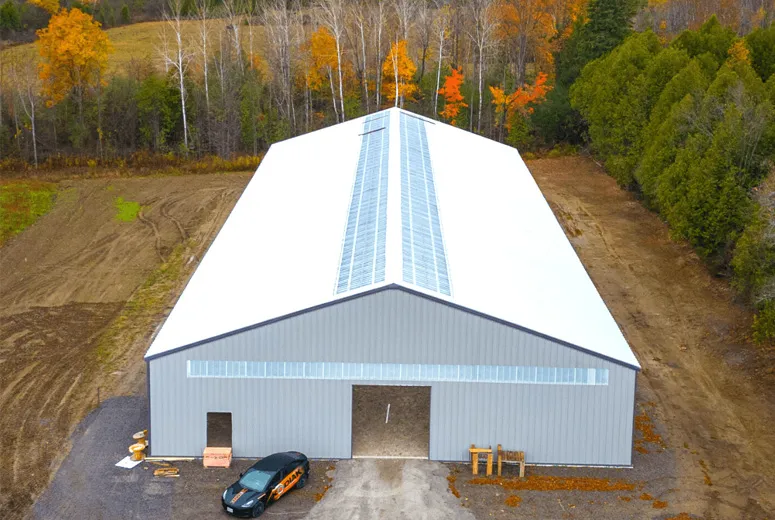 steel frame barn