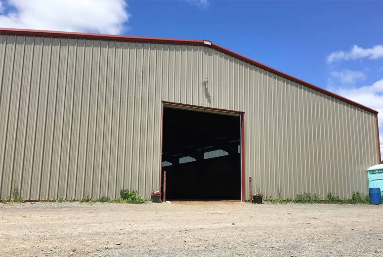 flat pack metal shed
