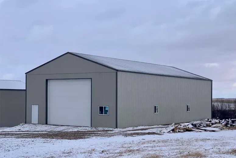 prefab metal building construction
