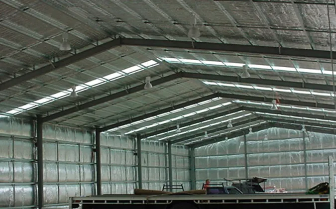 steel portal frame warehouse