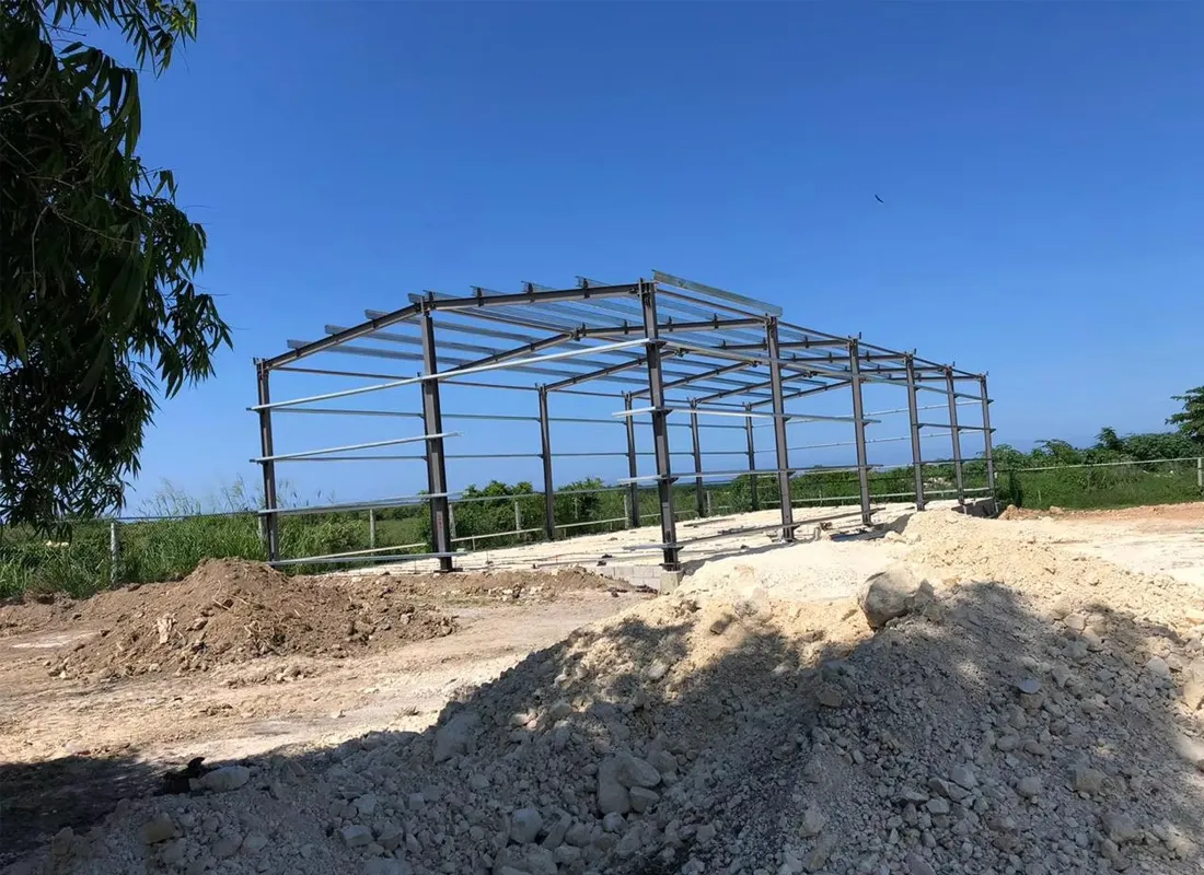 galvanized metal garage