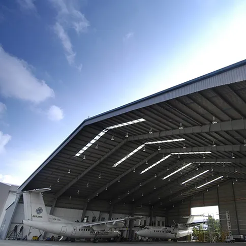 prefab aircraft hangar cost