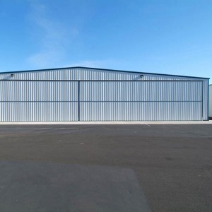 Ready made large span prefab metal steel structure aircraft hangar