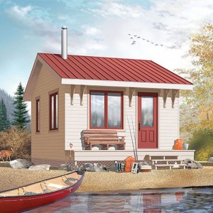 HJSD-1-1-1 Low cost prefab villa cabin house
