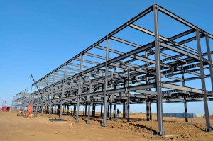 Steel Structure Framed Commercial Office Building Structural Steel Truss Prefab Construction with Drawing