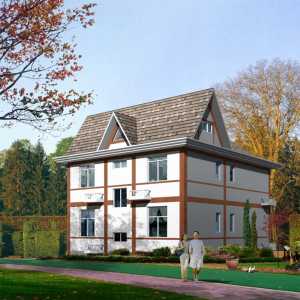 HJSD-2-3-1 2 floors 3 bedrooms prefab houses villa with quality assurance