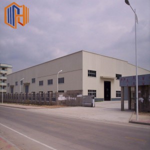 steel frame structure shed / steel warehouse building