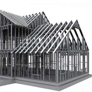 Prefabricated Galvanized Light Steel Modern Villa Prefab House