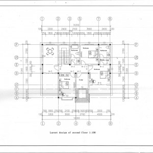 HJSD-2-5-1 low cost 2 floors 5 bedrooms light steel prefab houses villa with quality assurance