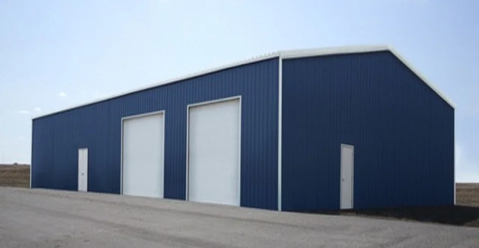 Commercial with tall doors and walk in