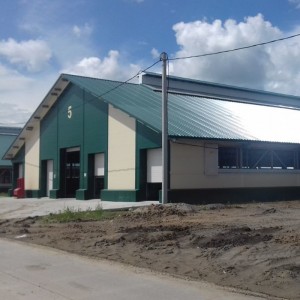 Facade Metal facing sandwich panel industrial shed