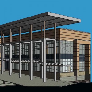 Facade Metal facing sandwich panel steel warehouse