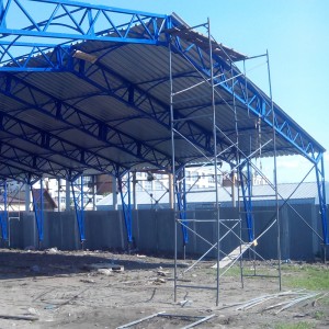 Bottom price Garage Prefabricated Building Steel Structure Custom Garage Warehouse