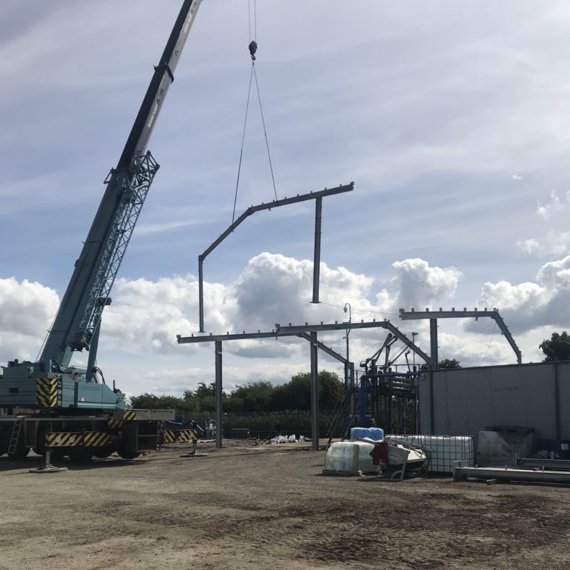 Where is the application of steel structure in building structure?