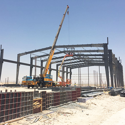 Galvanized Wide Span Light Steel Frame Storage Warehouse Workshop Shed (3)