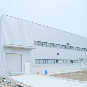 Light Prefabricated Outdoor Steel Roof Frame Warehouse Storage Shed