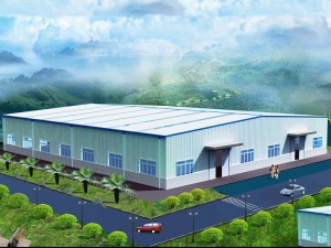 China OEM China Large Span Prefab Colour Cladding Ready Made Industrial Steel Structure Factory Workshop Building Plan