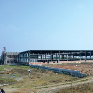 Large Span Custom Prefab Warehouses Steel Structure