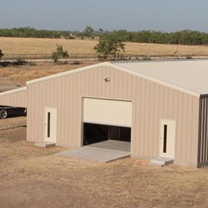 Metal Gate Frame Prefabricated Warehouse Building Steel Structure Car Garage