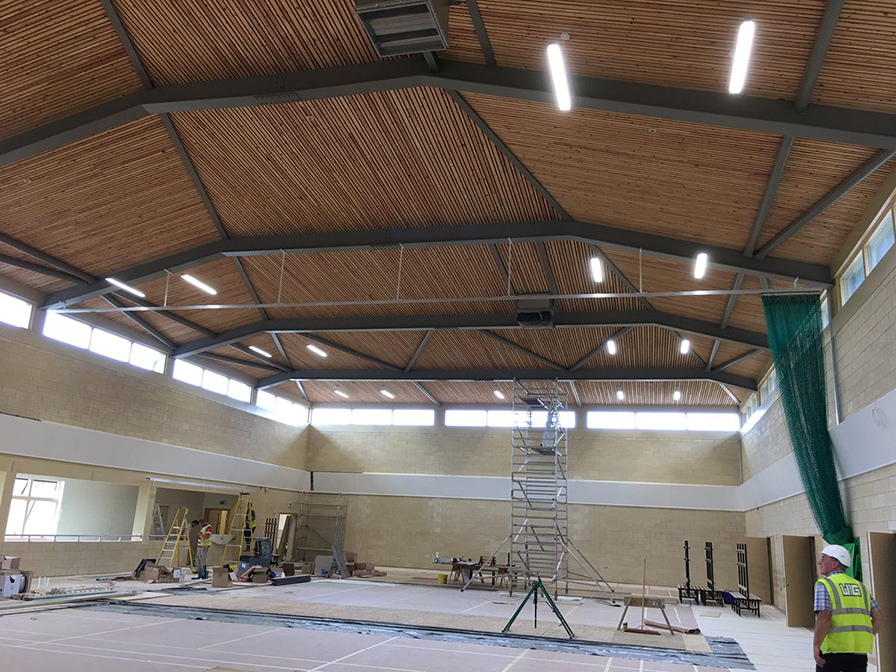 Metal Light Fabricated Galvanized Prefab Public Prefabricated Stadium Building Steel Construction Sports Hall (1)