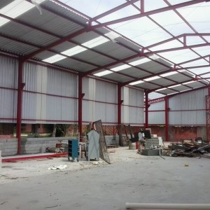 Modular Cheap Fabrication steel frame structure