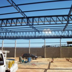 Modular Cheap Fabrication steel frame structure