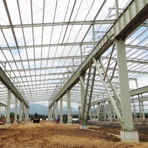 Industrial Multi-span prefab insulated Workshop