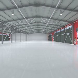 Prefabricated Building Modern Design Aircraft Steel Hangar