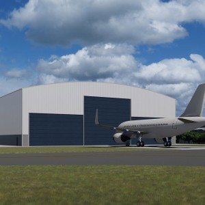 Widely use metal hangar building prefabricated steel structure