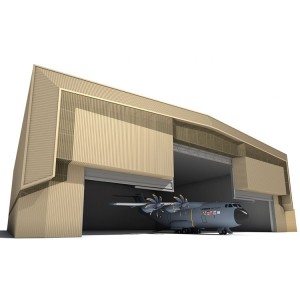 Steel Structure Construction Airplane Hangar