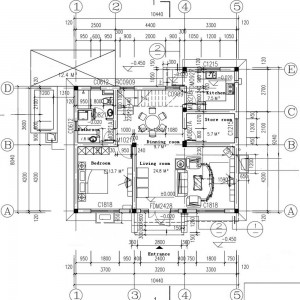 Modern luxury china made prefabricated homes with elevation designs