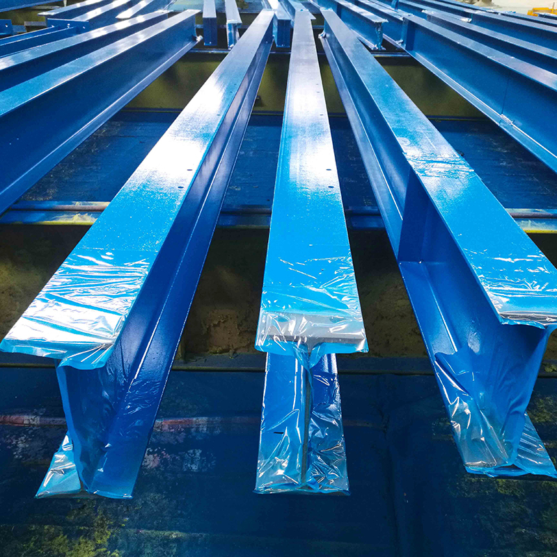 Treatment of steel structure surface polishing