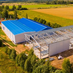 Prefab frame steel structure warehouse