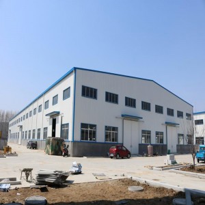 prefab steel frame building warehouse steel structure with EPS panel