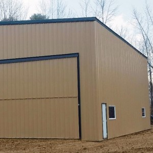 Light weight flexible steel structural aircraft hangar