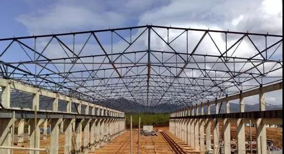 Analysis of long span roof truss structure